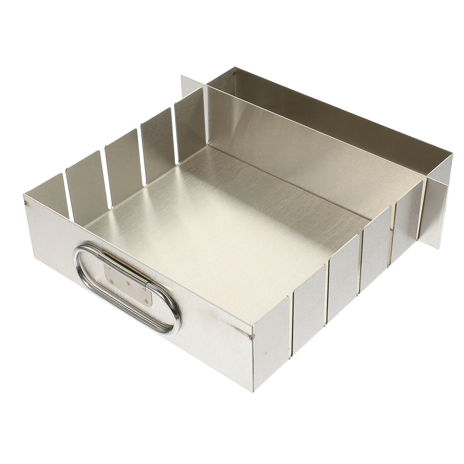 

1 Set Decorative Small Multi-use Gelatin Cake Cutting Pan Supplies Stainless Steel Nougat Tray for Kitchen Indoor Bakery