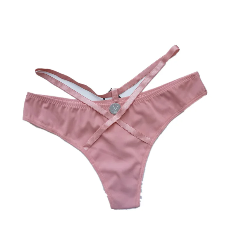 SP &amp CITY Cross дизайнерские тонкие шелковые эротические сексуальные трусы женские