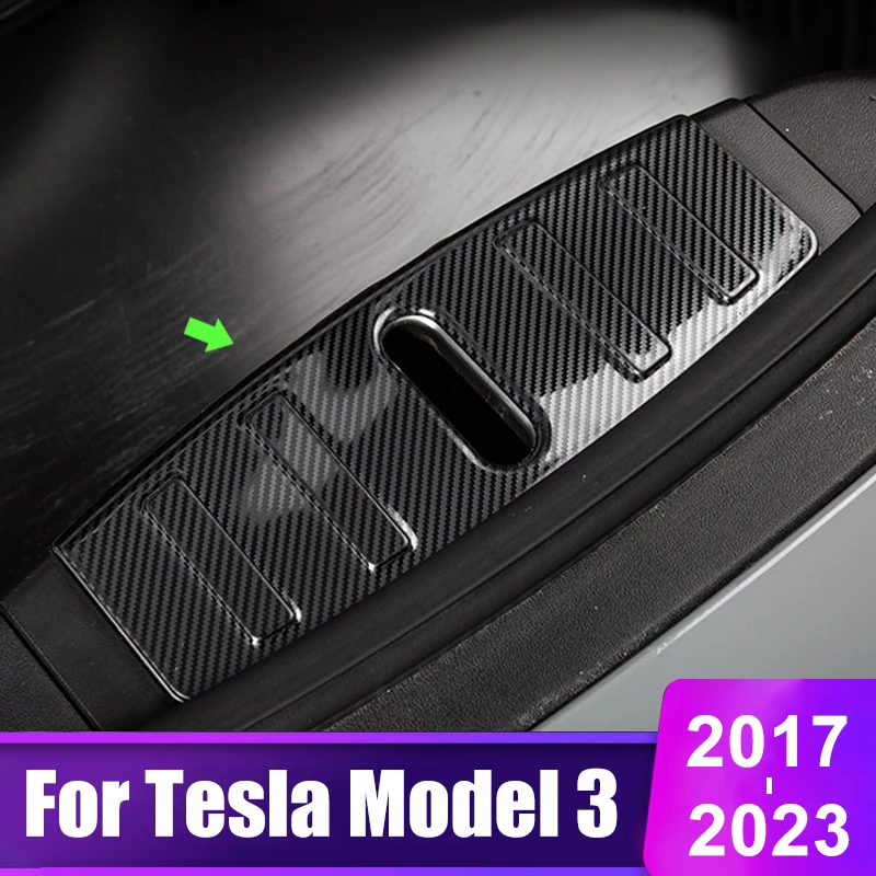 

Наклейки защитные на переднюю панель багажника бампера для Tesla Model3 Model 3 2017- 2021 2022