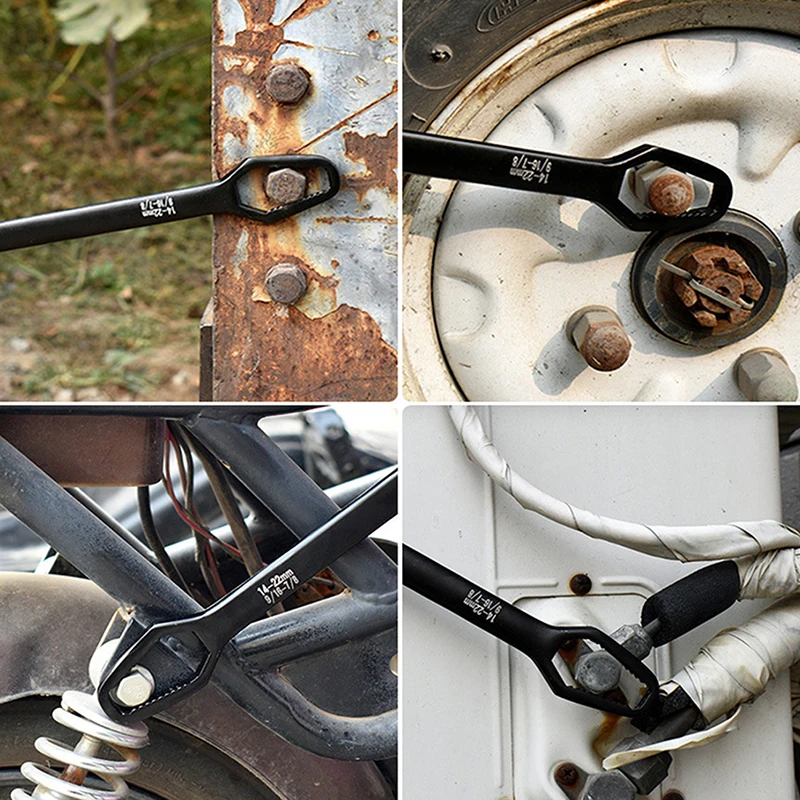 

Универсальный Гаечный Ключ Torx с двойной головкой, самозатягивающийся регулируемый гаечный ключ для очков, двухголовый гаечный ключ Torx, руч...