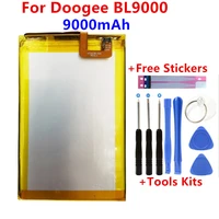 100 original 9000mah for doogee bl9000 battery replacement for doogee bl9000 batteries bateria smart phone with tools