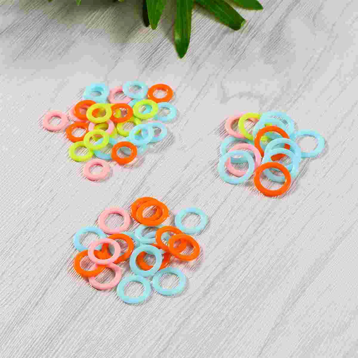 

Marker Ring Crochet Knittingmarkers Rings Locking Knit Assorted Braided Needle Craft Coloredanticoloured Smooth Colorful Circle