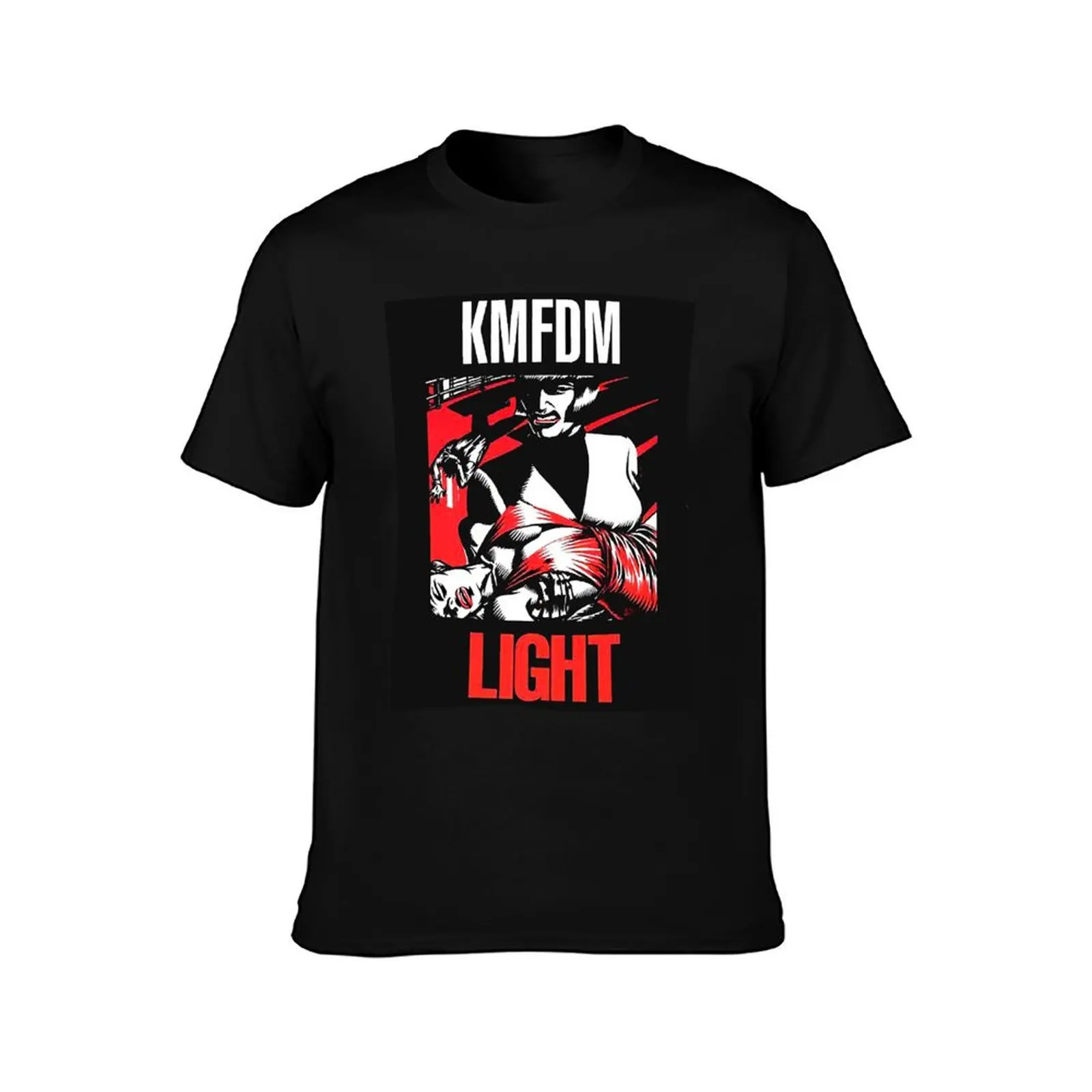 Фото Футболка KMFDM LIGHT Essential, базовая футболка из смесового хлопка с короткими рукавами №2