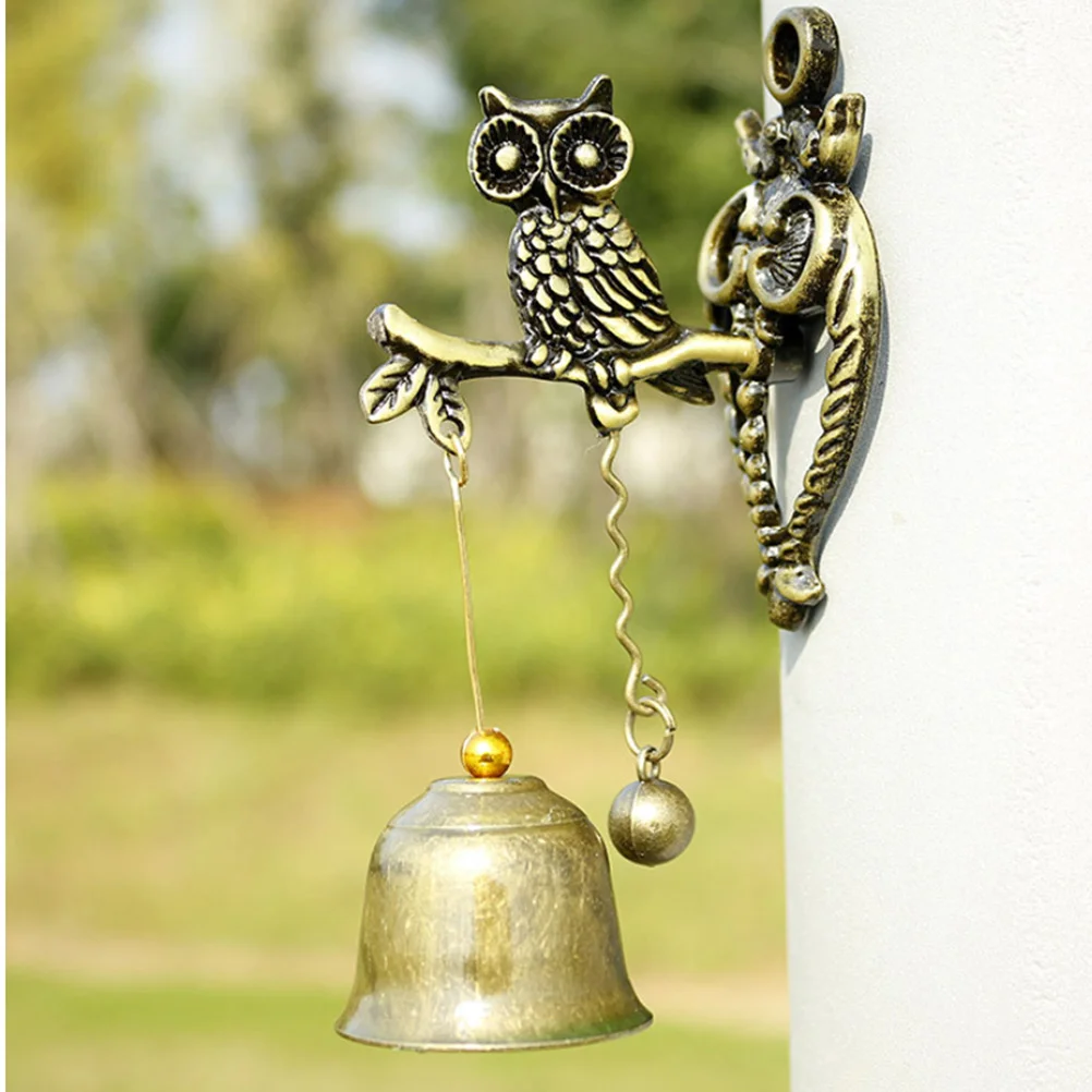

1 Set Animal Door Bell Metal Doorbell Wind Chime Wall Decoration for Indoor Outdoor (Doorbell)