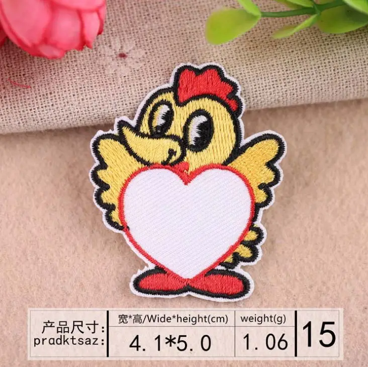 10 шт. вышитые нашивки пустые значки с именем железо на мультяшном мотиве