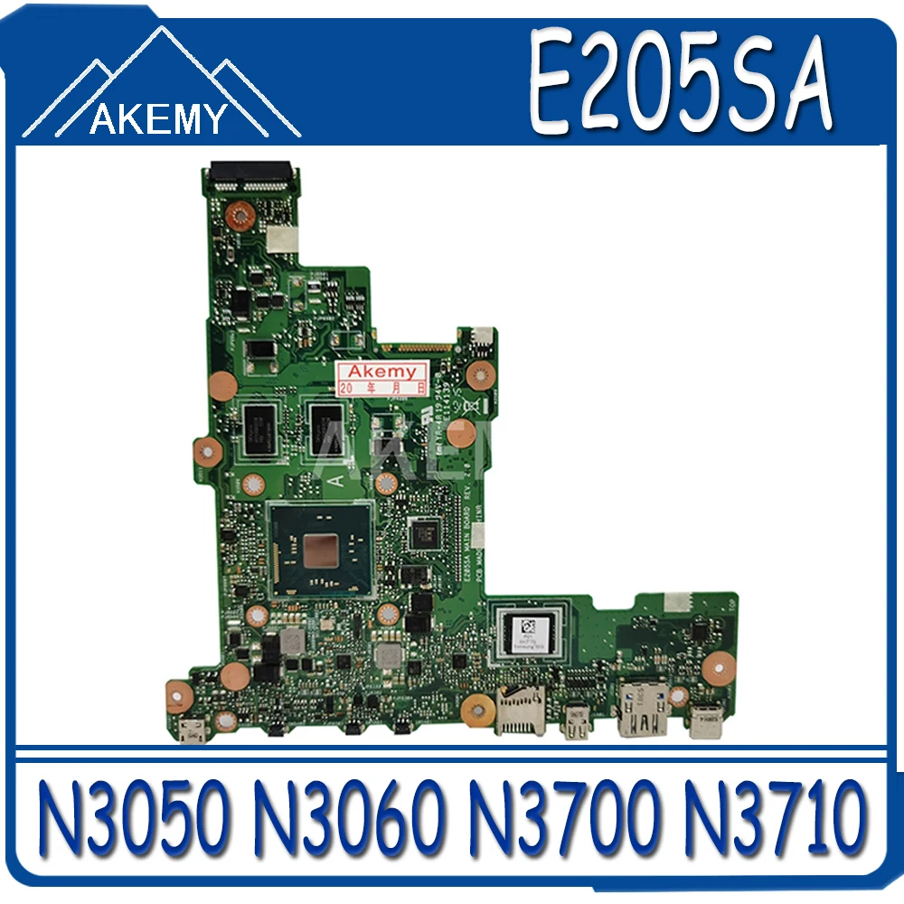 

E205SA Mainboard for ASUS E205S TP200S TP200SA E205S Laptop Motherboard 2GB 4GB RAM N3050 N3060 N3700 N3710 CPU 32G 64G SSD