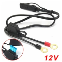 12 24v battery charger cable weatherproof 10a accessories adapter black