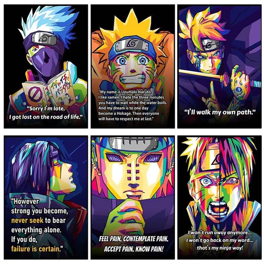 

Diamond Painting Pop Art Anime Figure Posters Naruto Motivational Quotes Diamond Mosaic Cross Stitch Embroidery Rhinestones