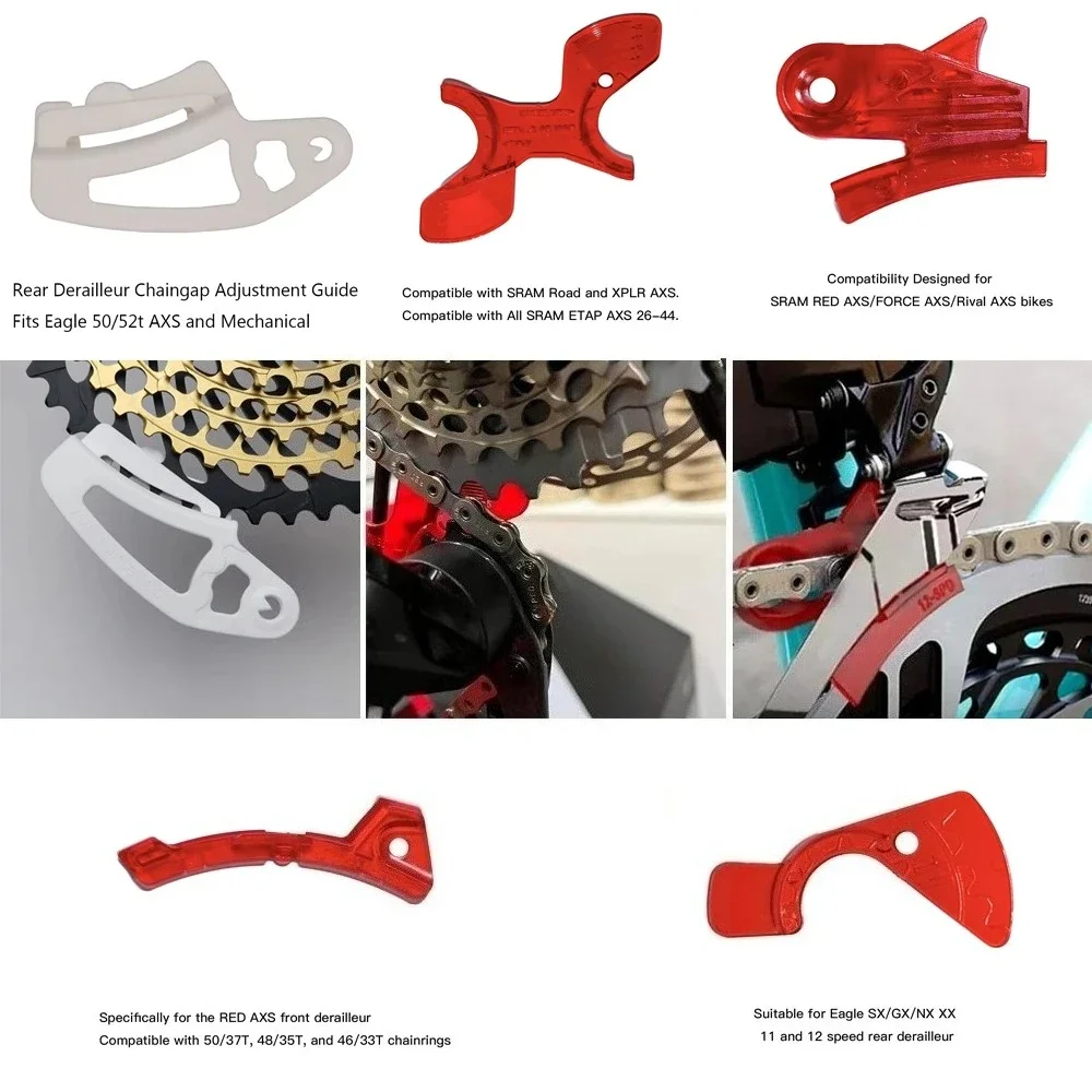 Фото Направляющие для регулировки зазора цепи задней трансмиссии SRAM — подходят для Eagle 50/52t AXS и механических устройств №2