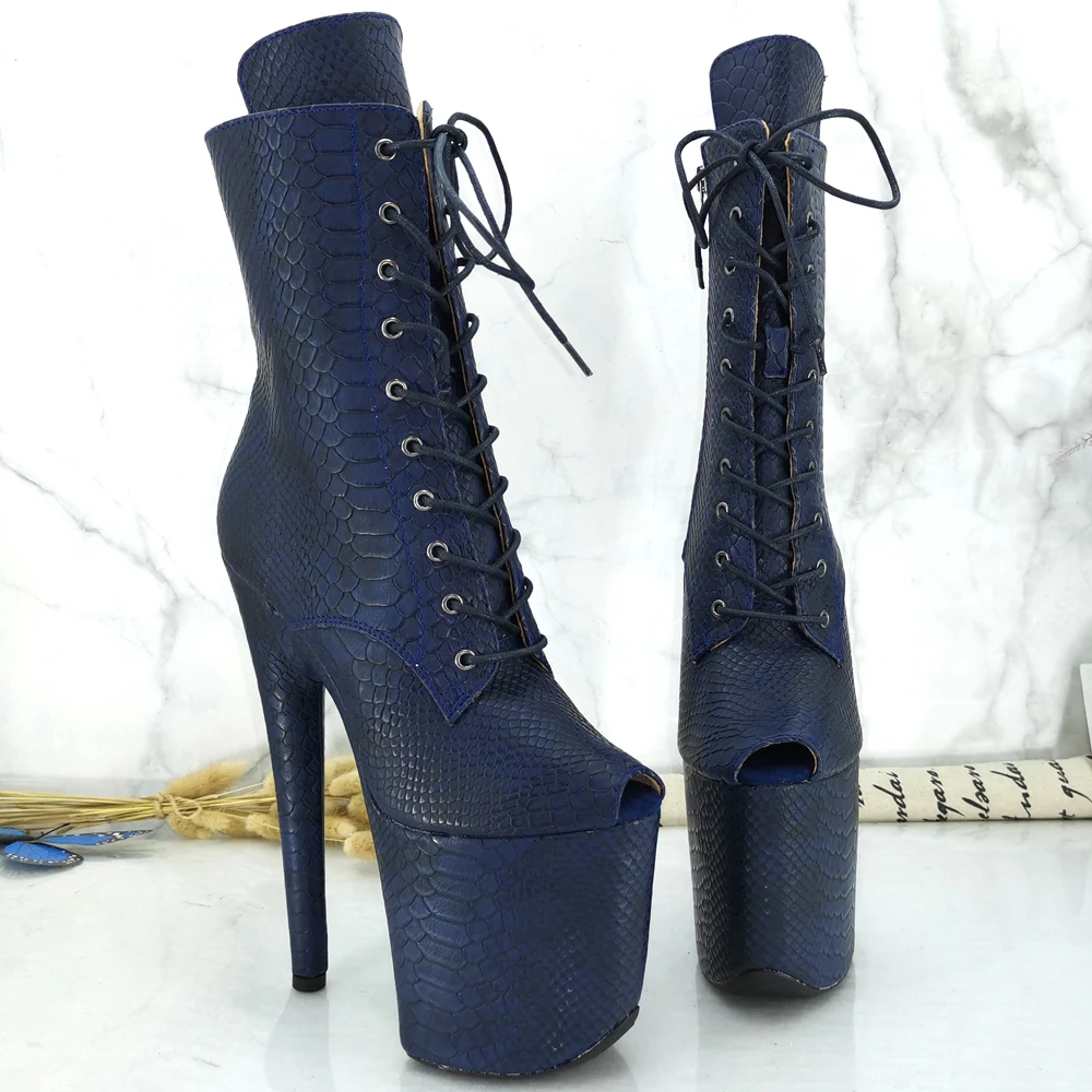 

Leecabe 20CM/8Inch Women's Platform disco party High Heels Shoes Pole Dance boot