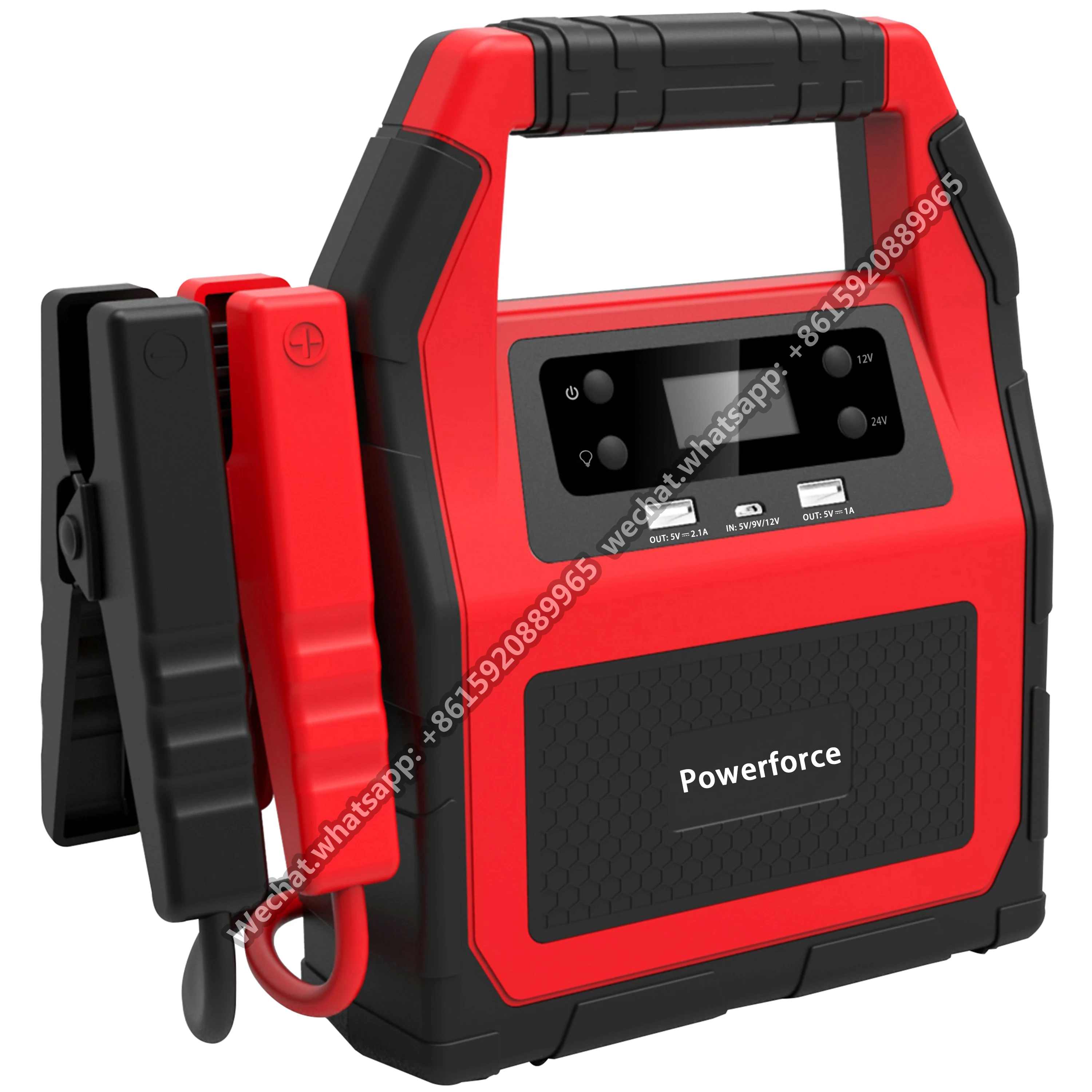 

Portable 2000A 12V 24V Car Jumpstarter Power Bank Jump Jumper Cable Jump Starter Starter Ultrasafe Mobile Emergency Mobile Blue