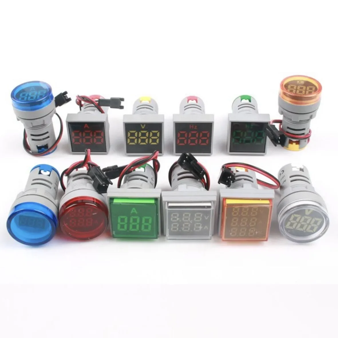 AD16-22DSV Тип AC60-500V DC5-60V Мини-измеритель напряжения Светодиодный цифровой дисплей