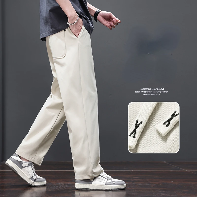 

Men's Cargo Pants Summer Spring Cotton New In Large SizeElastic Casual 3XL Climbing Jogger Autumn Work Wear Trousers tracksuits