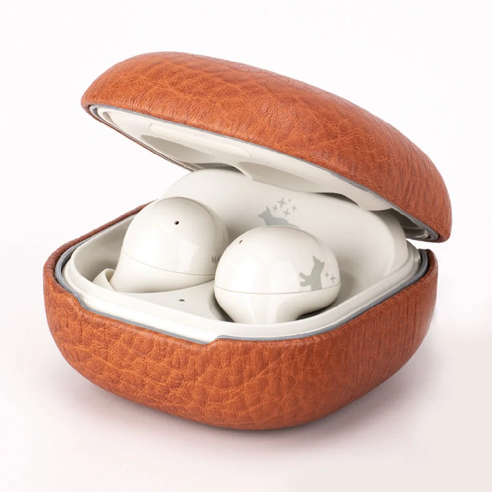 

Case for Samsung Galaxy Buds 2 Case Luxury Leather Case for Galaxy Buds Live Buds Pro ​anti-shock Cover anti-slip Case