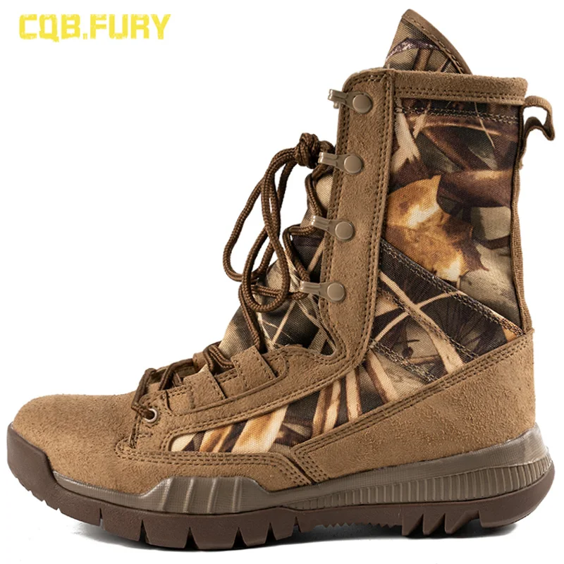 

Winter High-Top Breathable Combat Boots Men Couple Outdoor Special Forces Military Tactical Desert Mountaineering Training Boots
