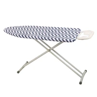 150x50cm ironing board cover gray white striped cotton thicken resistance universal reflect heat non slip ironing pad