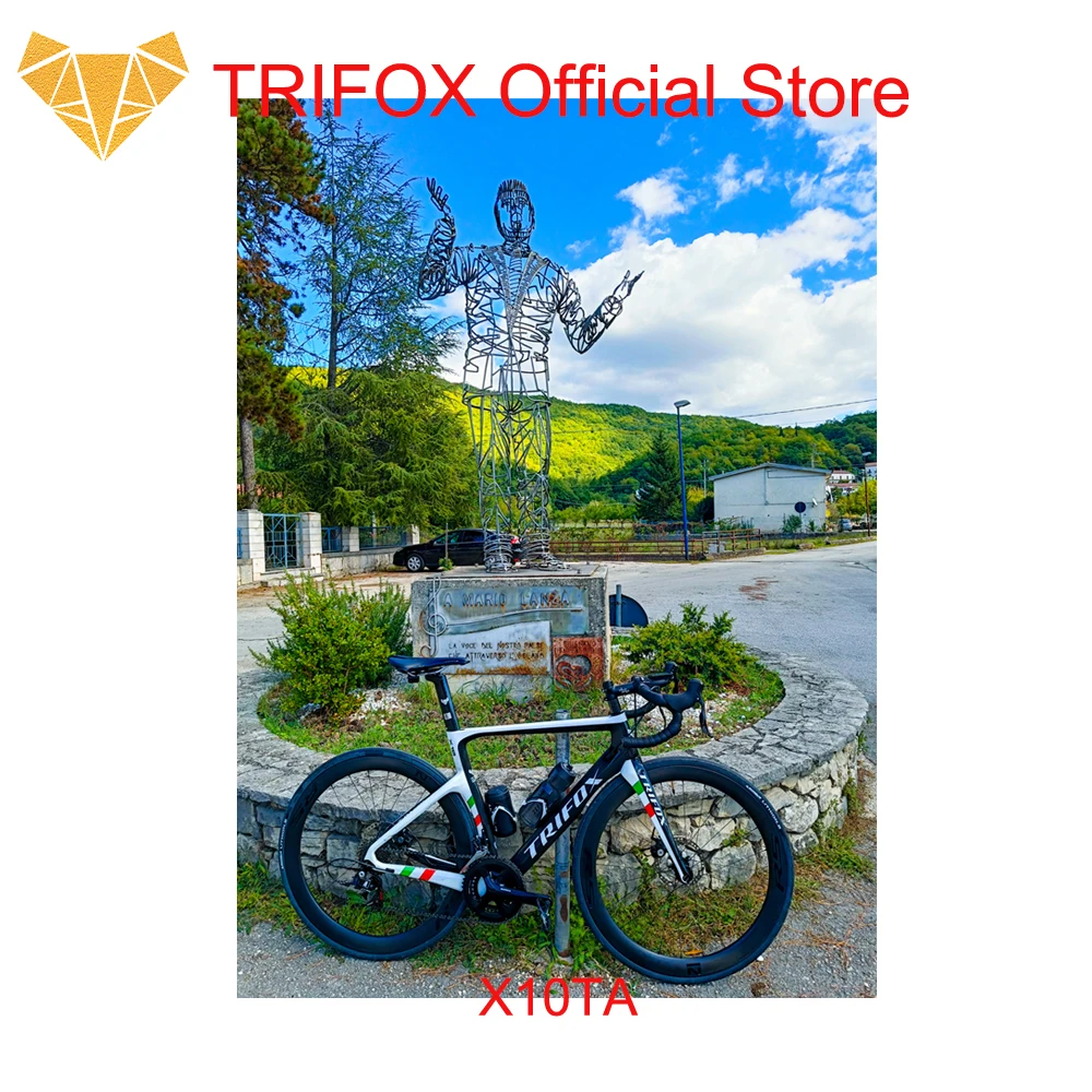 Карбоновая рама для дорожного велосипеда TRIFOX, дисковые тормоза Di2, механический 3K 1, углеродное волокно, дорожный велосипед, гоночный велосипед, семейный дорожный велосипед X10TA