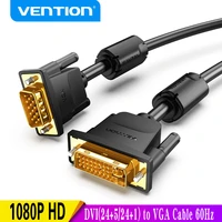 vention dvi to vga cable 1080p 60hz dvi i 245241 dvi male to vga male adapter converter for laptop monitor cable dvi vga cabl