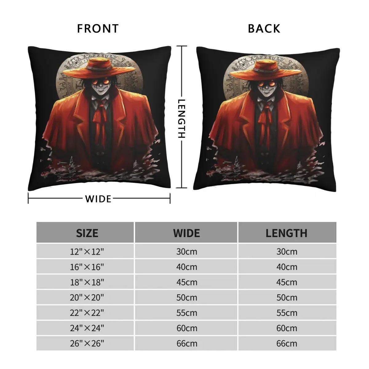 Крутая Подушка Чехол Hellsing Виктория серас действие манга рюкзак Cojines DIY печать Kawaii