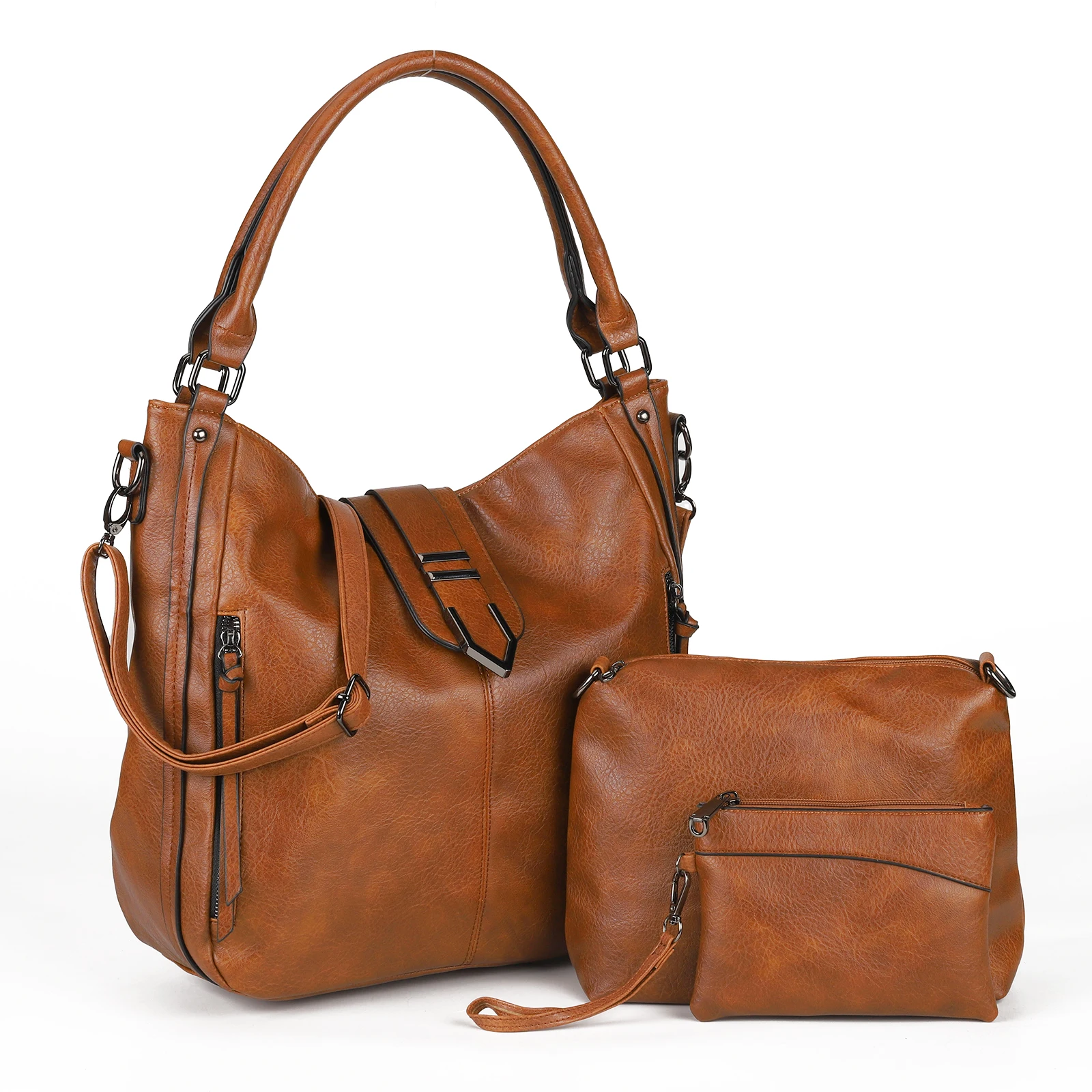 

AFKOMST 2023 New in Bags Fashion Handbag for WomenLuxury Large Capacity Hobo Purses Ladies Bag PU Leather LADY Handbags