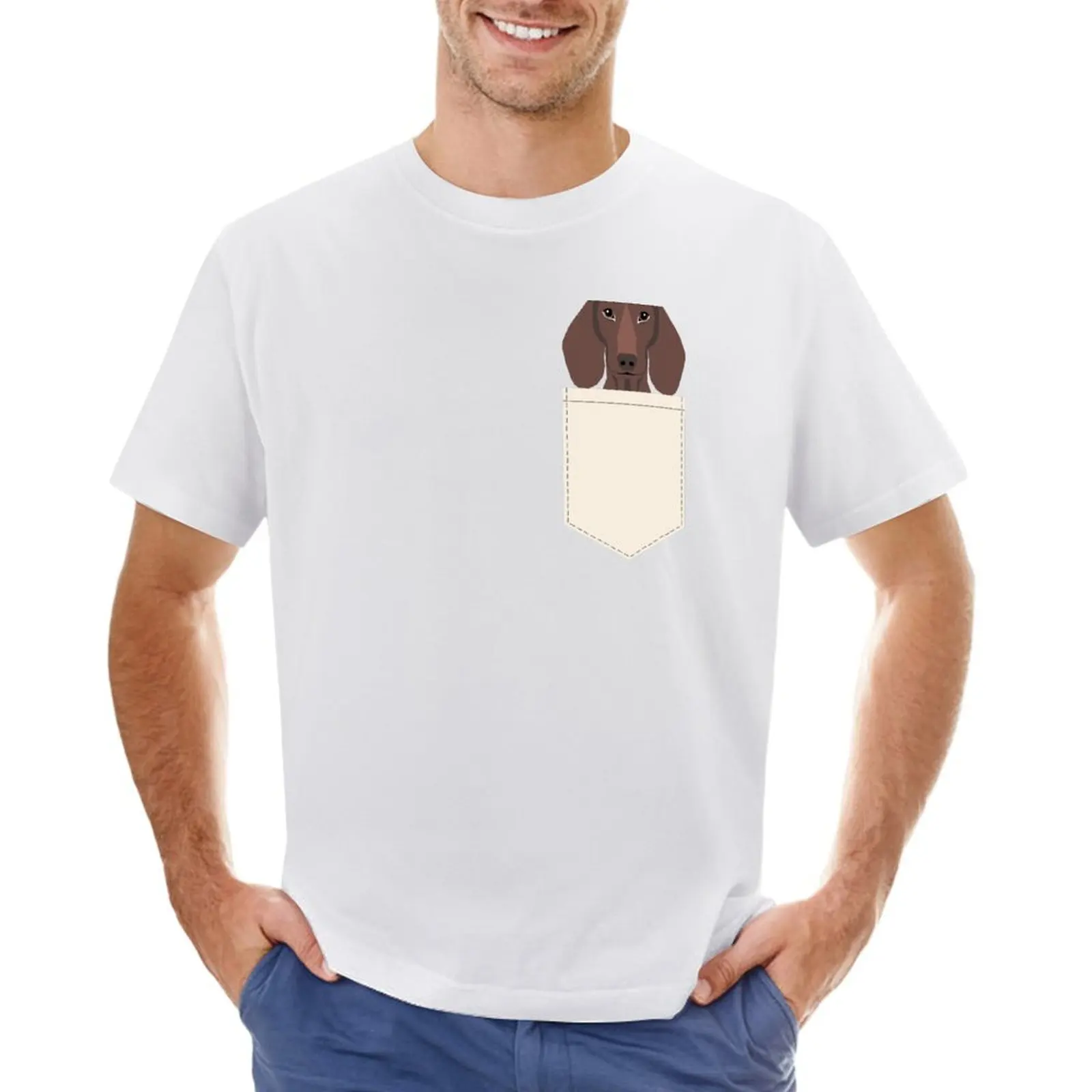 Такса weener dog wiener Портрет Питомца Сосиска собака футболка для питомца Мальчики с