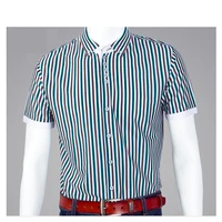 2022 new arrival man shirt men summer short sleeved fashion causal slim fit male striped t shirtbrand men clothes