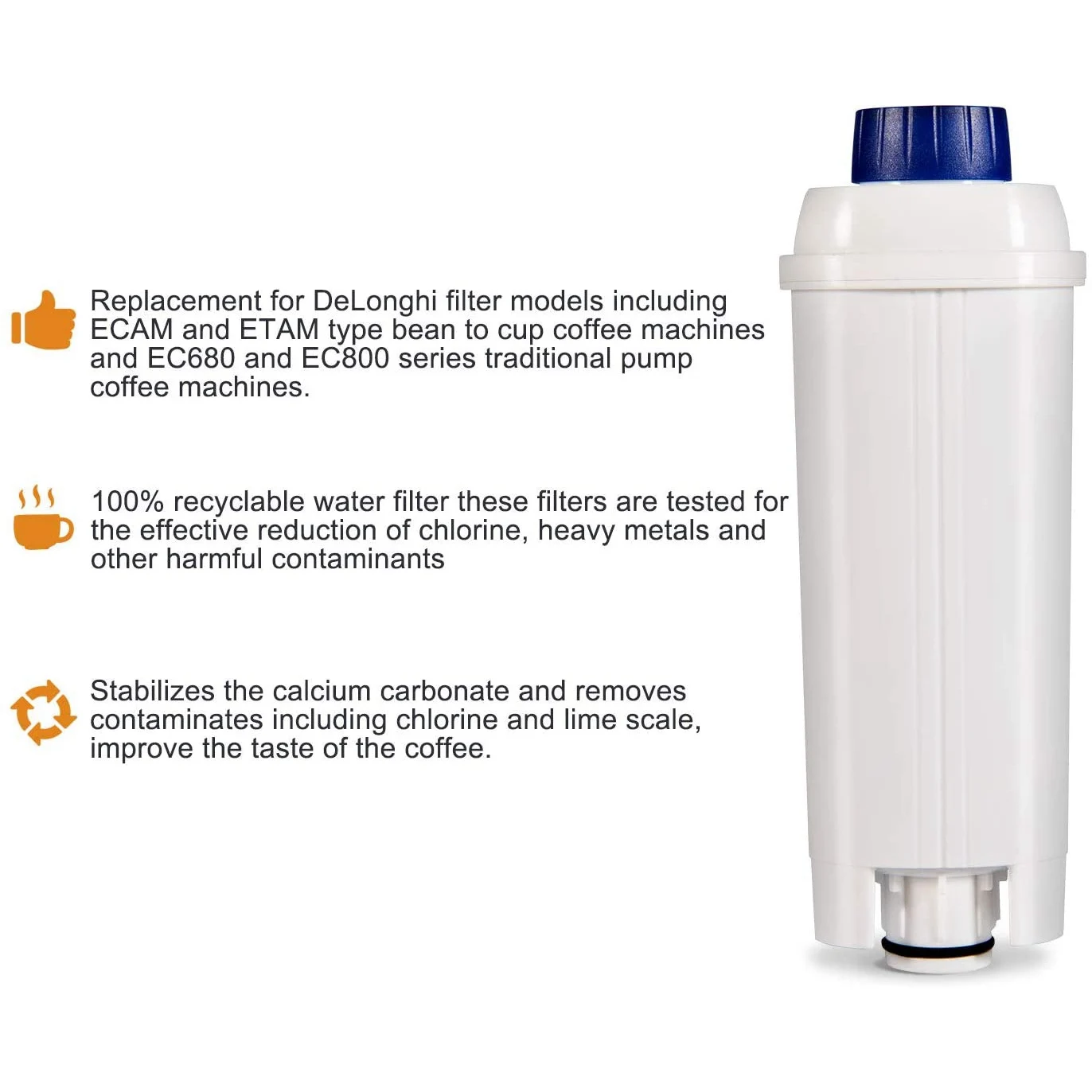 5 шт. сменные фильтры для фильтра DLSC002 картриджи с фильтром воды смягчитель