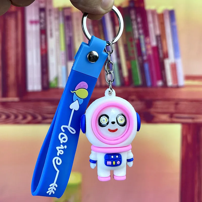

2022 Kawaii Keychain Space Panda Astronaut Keychain Car Keychain Astronaut Doll Pendant My Melody No Pendant
