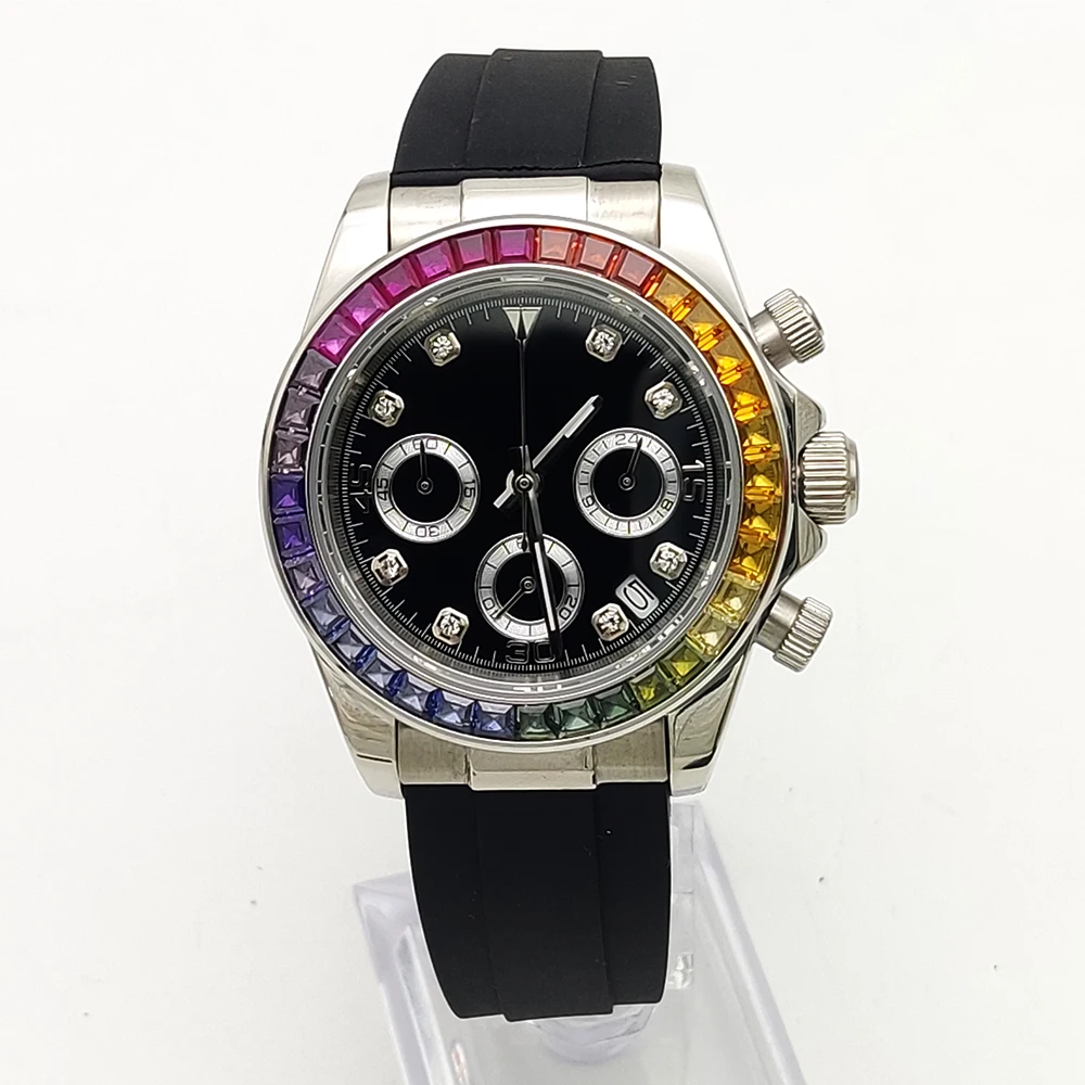 Мужские наручные кварцевые часы VK63 цвет в ассортименте