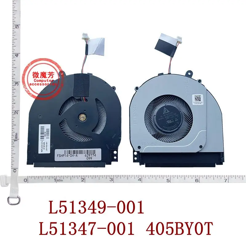 Вентилятор ЦП для HP Pavilion X360 14-DH 14-DH1036TX 14M-DH 14M-DH0003D 14T-DH100 15-DQ 15-DQ0953CL TPN-W139 W140