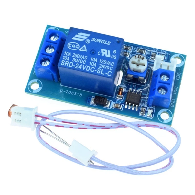 XH-M131 Модуль фоторезистора автоматического управления яркостью 5 В 12 24 Реле