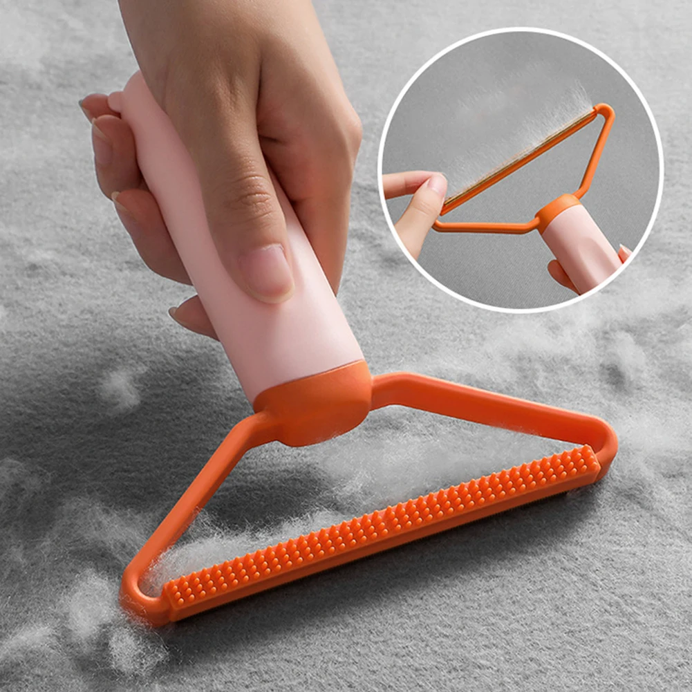 

Mini Portable Lint Remover Fuzz Fabric Shaver For Carpet Woolen Removing Roller Brush Tool Manual Knitted Sweater Hair Remover