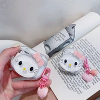 hello kittys airpods123pro anime bluetooth headset protective case earphone shell official soft liquid silicone case