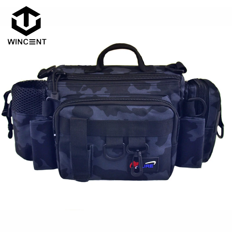 

WINCENT Tactical Tackle Bags Camouflage Reel Lure Storage Waist Camera Handbag Multifunctional Pouch Shoulder Bags Carp Tackle