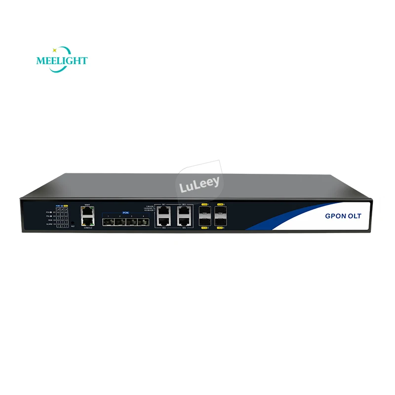LuLeey LRG304 10G 4 порта GPON OLT max ONU 512 L3 переключатель GBIC C +++ 7dB управления сети двойная
