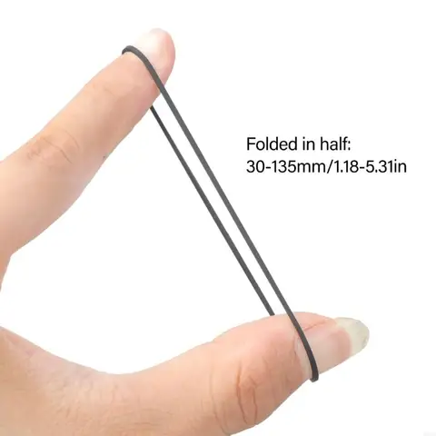 Набор из 30 квадратных ремней резиновые ремни шириной 1,2 мм для ремонта и технического обслуживания кассета 30-135 мм