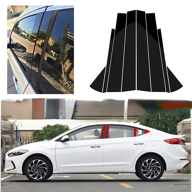 

6/8 шт., автомобильные аксессуары для Hyundai Elantra 2007 2008 2009-2023