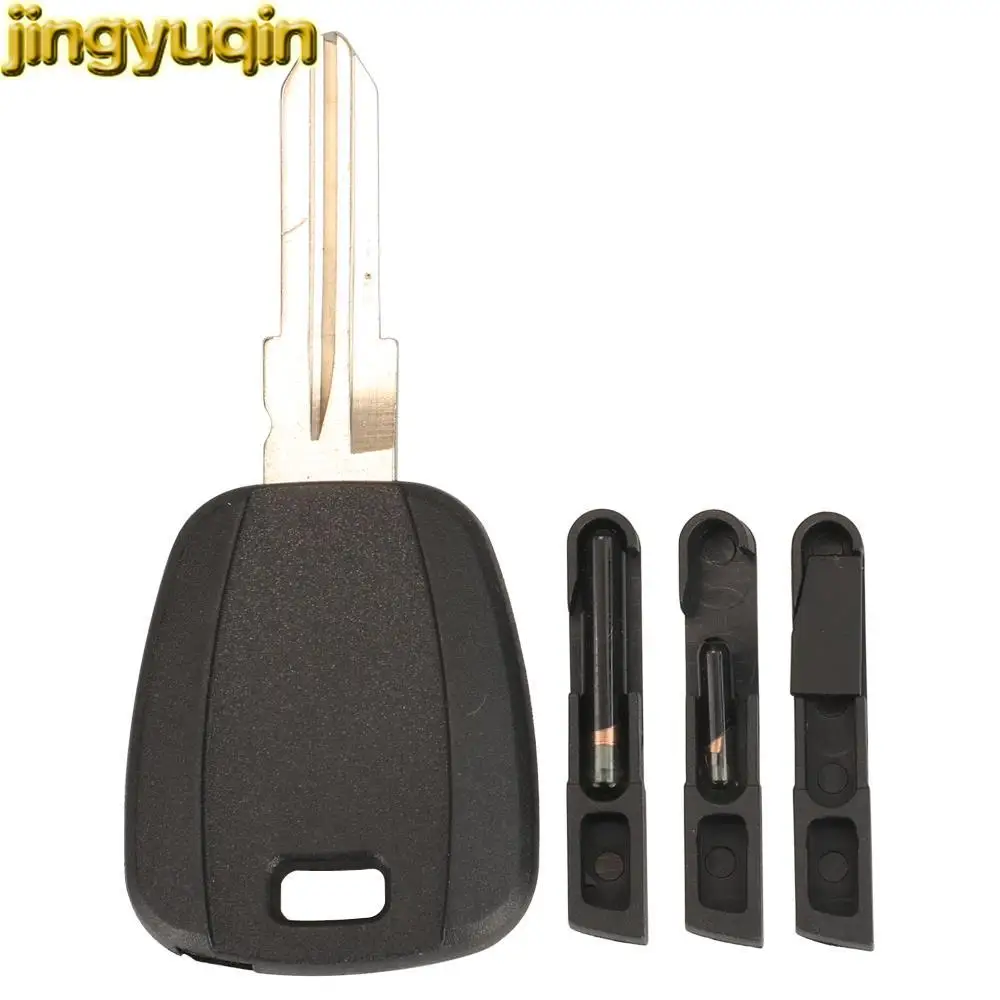 

Jingyuqin 10pcs Remote Car Key Fob Shell For Fiat with Transponder Chip Holder No Chip GT15R GT10 SIP22