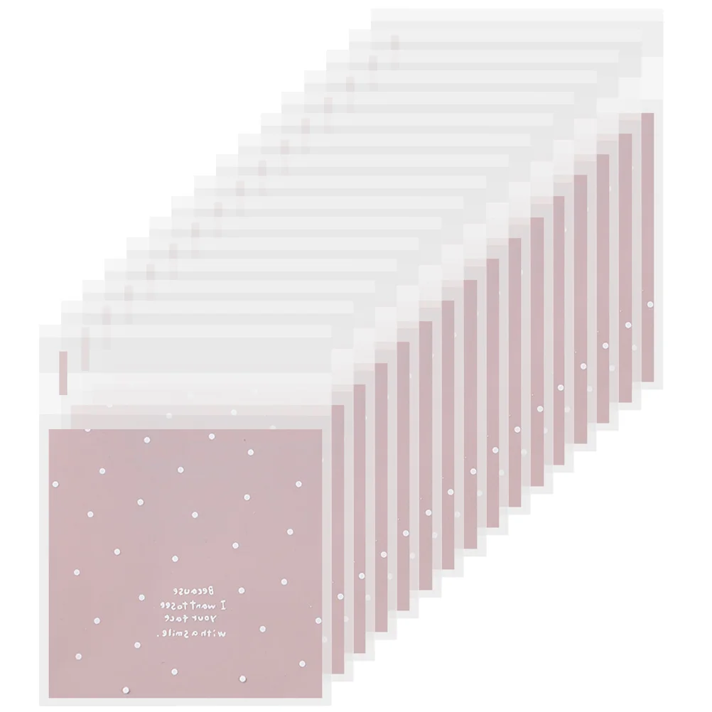 

300 Pcs Plastic Goodie Bags Self Sealed Small Business Candy Pouch Food Sealant Packaging Snack