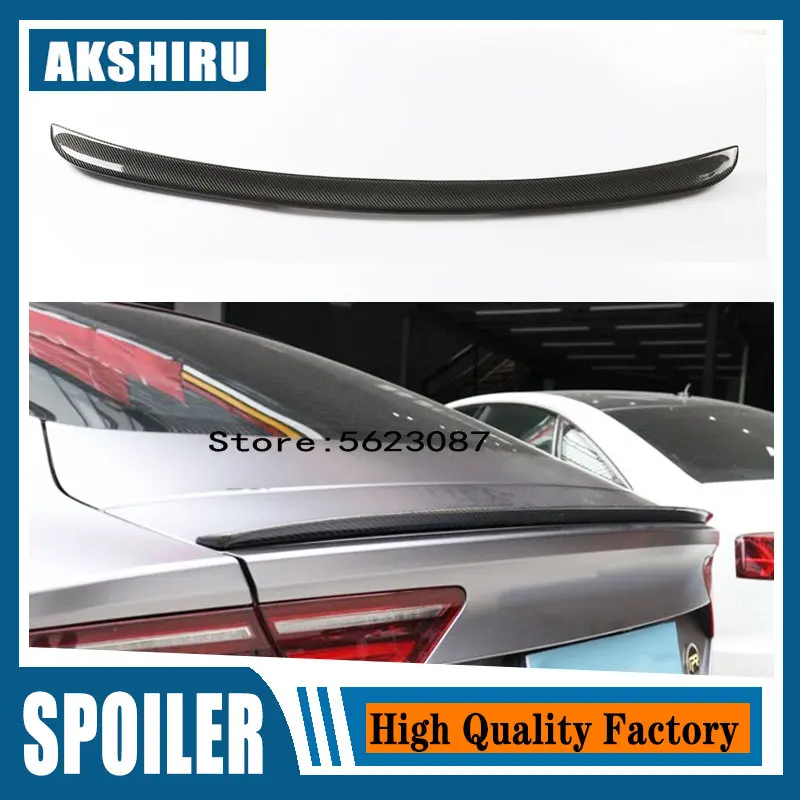 

Carbon Fiber Rear Spoiler Tail Trunk Boot Wing Cover Car Accessories For Audi A7 RS7 2012 2013 2014 2015 2016 2017 2018