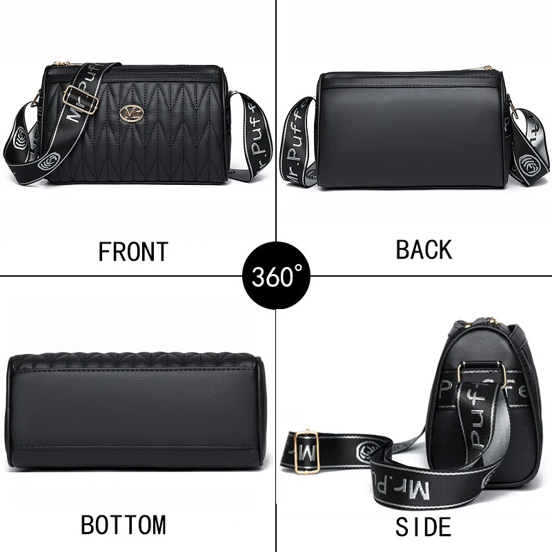 Модная женская сумка 2024 новая модная через плечо из искусственной кожи с