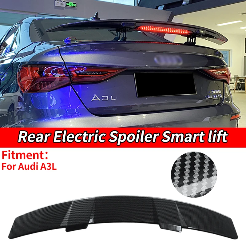 

Car Electric Rear Spoiler Smart lift Wing Trunk Tail Remote Control Modification Accessories For Audi A3L 2014 16 18 20 21 2022