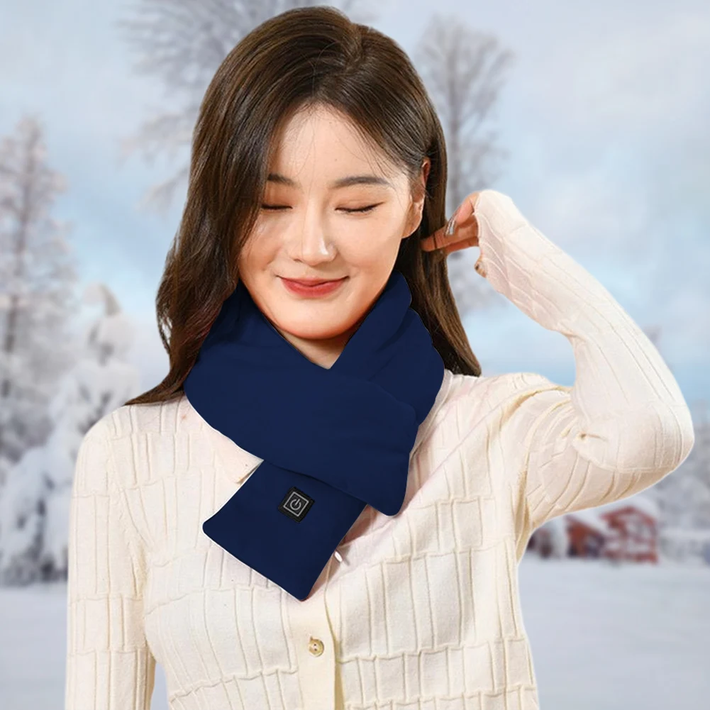 Электрический USB-шарф с подогревом грелка для шеи 3-температурный регулируемый