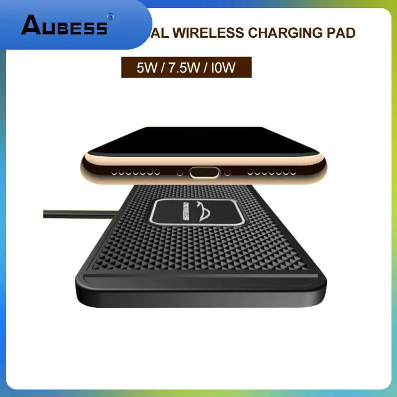 

Silicone Wireless Charging Dock Pad Phone Car Chargers Charger Mat Anti-slip Dashboard Wireless Charger Q1 10w Fast Charging