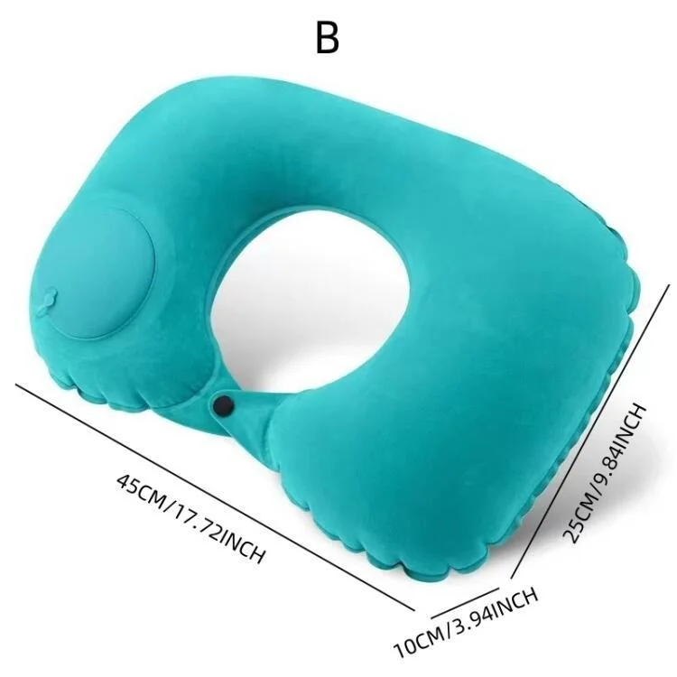 1 шт. складная компрессионная надувная подушка для путешествий однотонная ПВХ