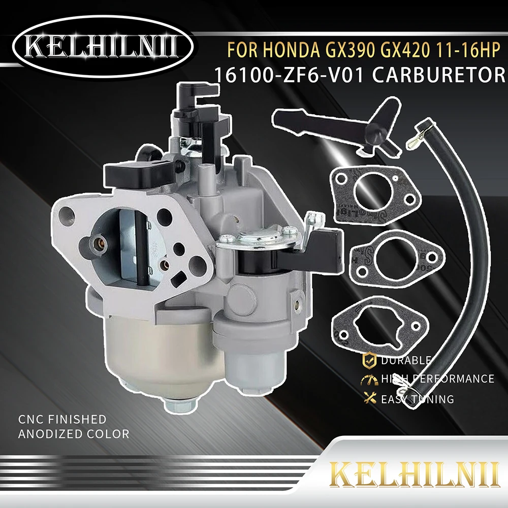 Фото Карбюратор для Honda GX340 GX390 GX420 11HP 13HP 16HP OE 16100-ZF6-V01 №1