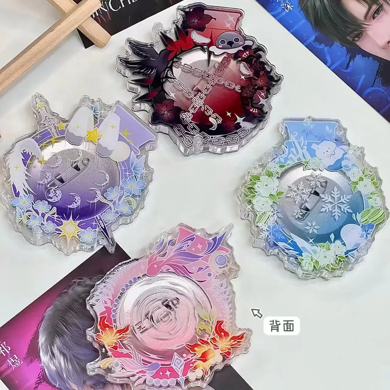 Аниме Love and Deepspace сильус рафайель Ксавье зайне Косплей мультяшный значок Защитная