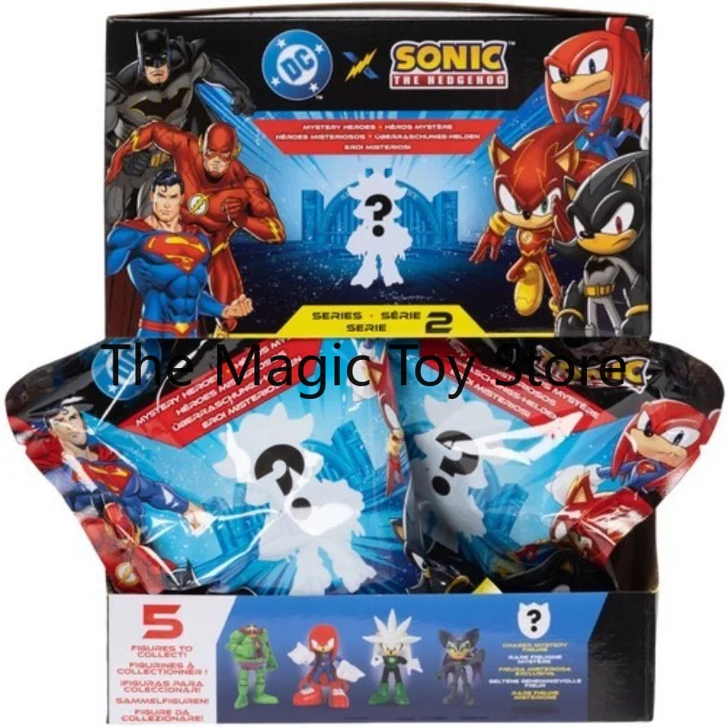 Оригинальные наборы Jakks Pacific DC X Sonic Collaboration, вторая серия, в закрытых пакетах: фигурки 2,5 дюйма (прибл. 6,35 см) Коллекционные фигурки (8 см) (art.: 3920dbfc09593) - 3920dbfc09593
