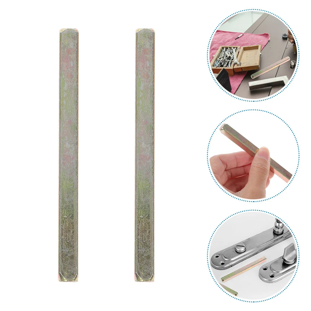 2 шт. аксессуары для ручек дверного шпинделя сменные квадратные запасные ручки