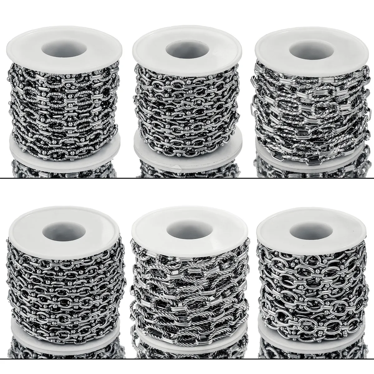 1 м новая высококачественная толстая цепочка из нержавеющей стали мульти-стиль